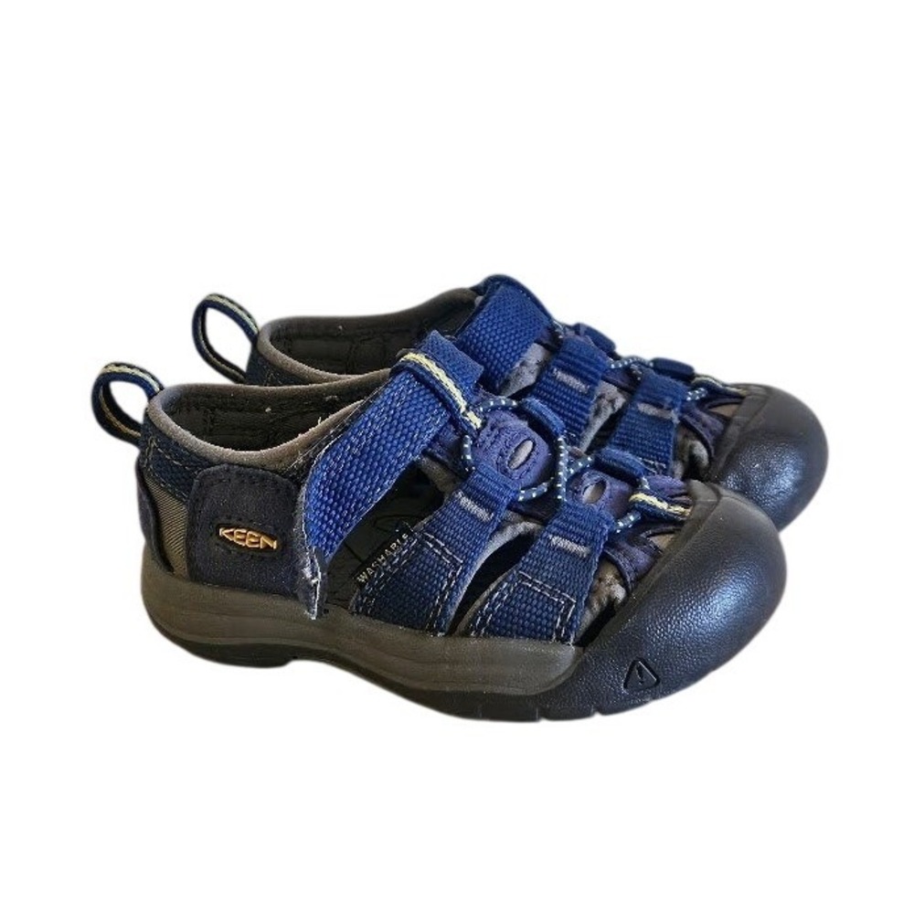 Keen Newport H2 Kids Navy Blue Grey Water Sandals Size 7 US Boy Toddler